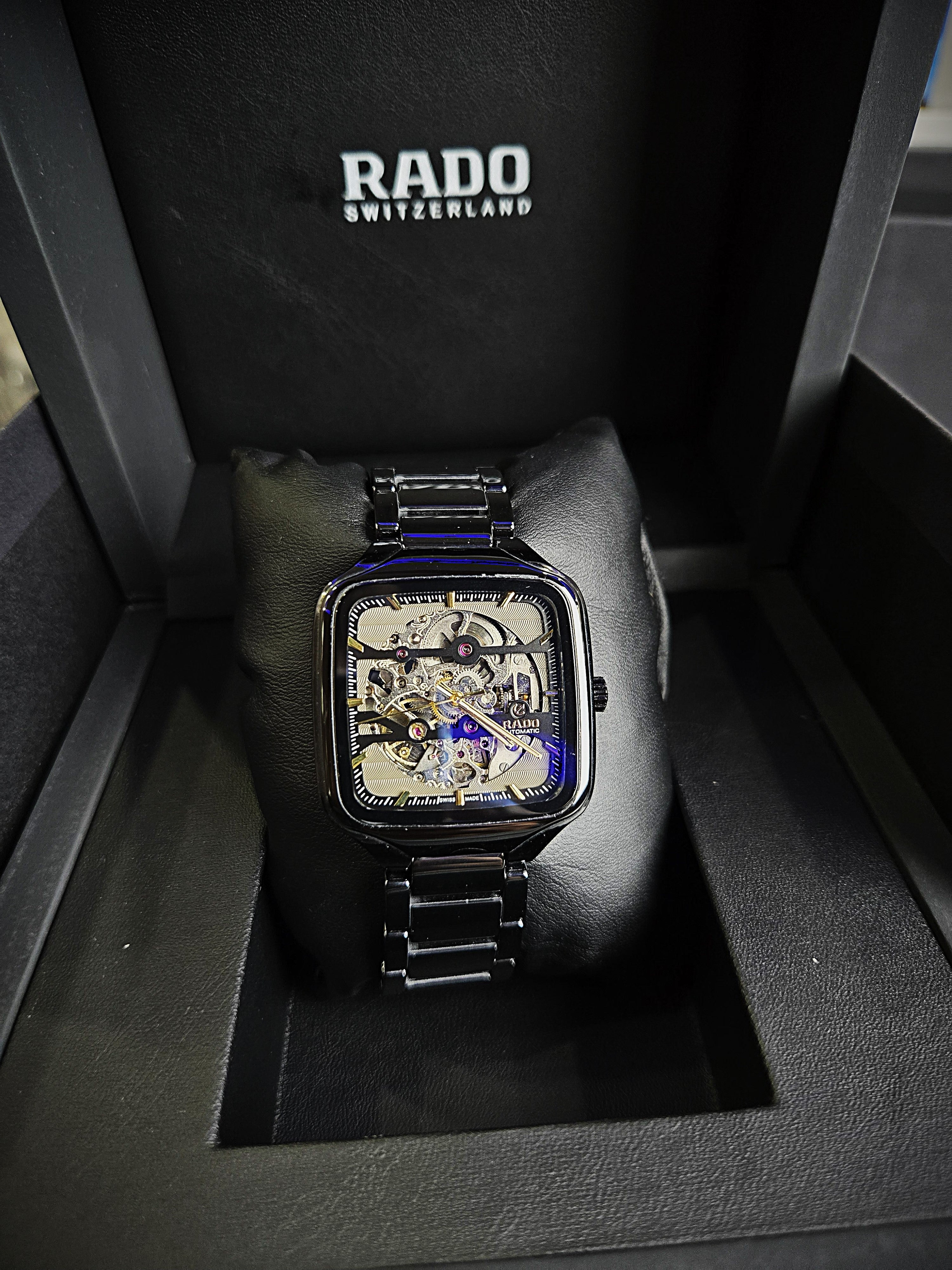 Rado True Square Automatic Skeleton