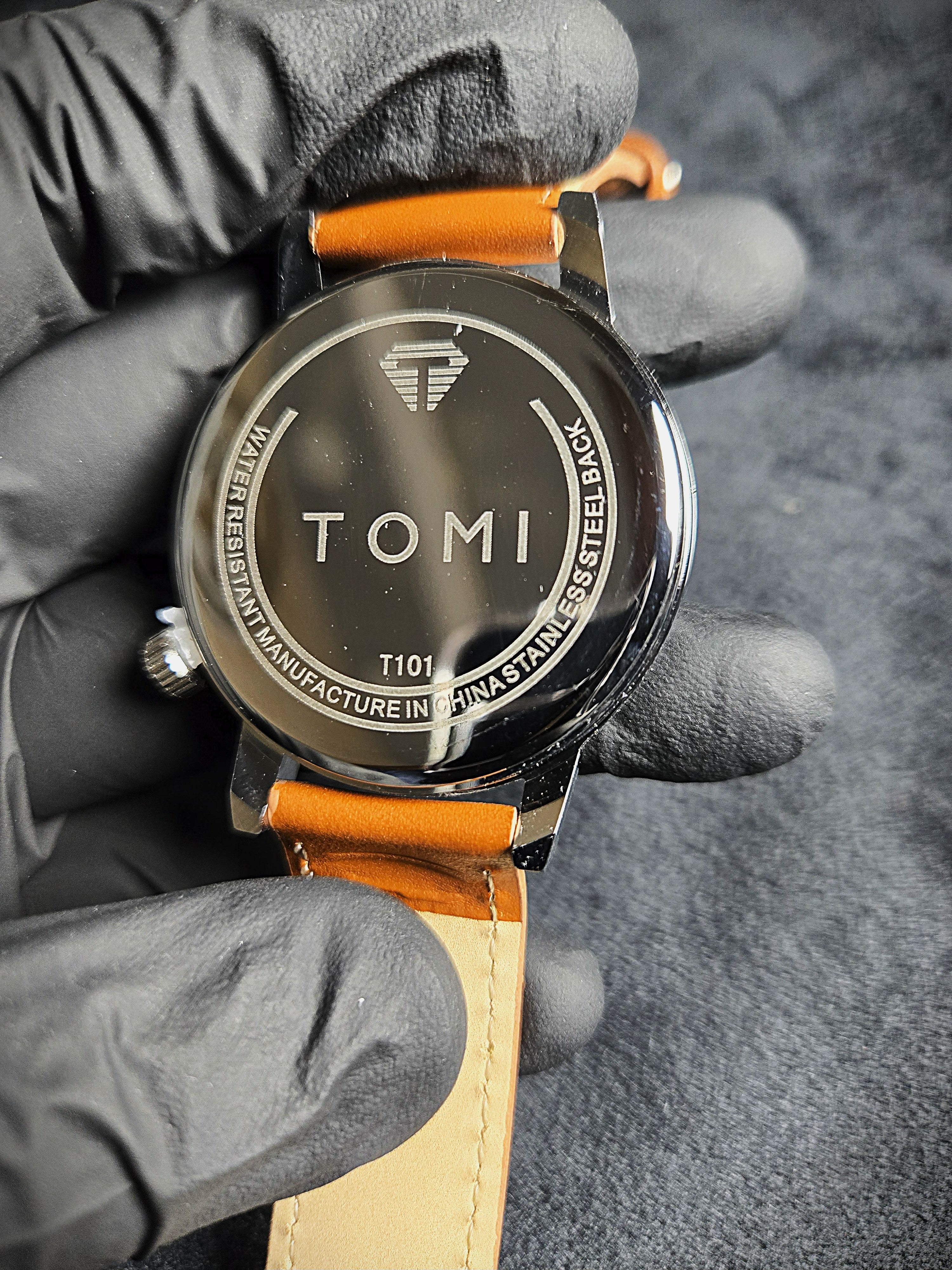 TOMI Dark Grey Round