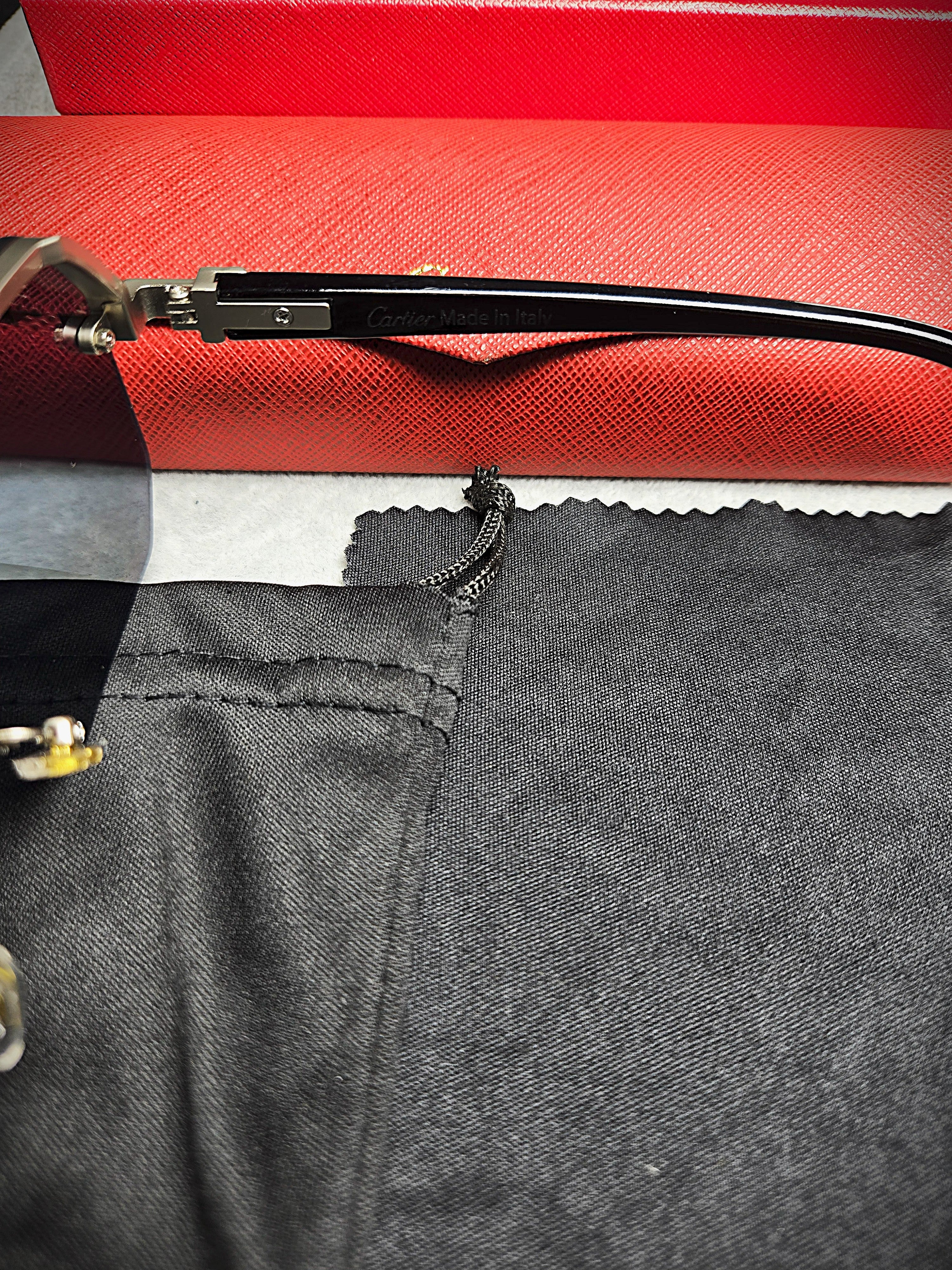 Cartier Black Acetate Optical Frames